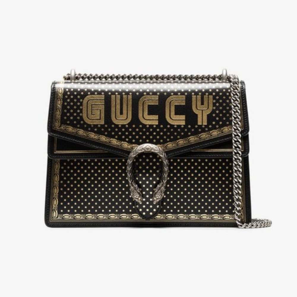 Gucci Dionysus Sega Moon Stars Shoulder Bag in Black NEW W DUSTBAG - Picture 7 of 16